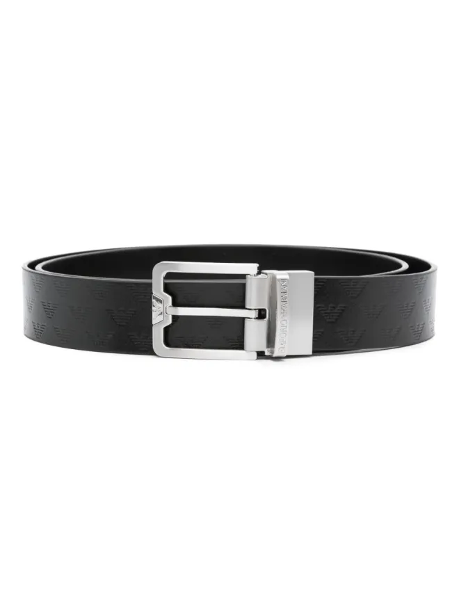Emporio Armani Emporio Armani バックル留めレザーベルトの商品画像