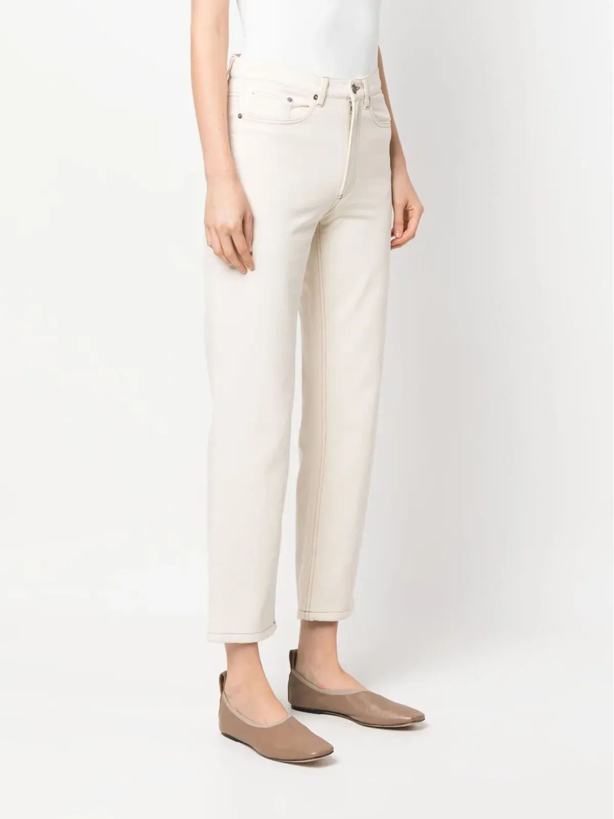 A.P.C. ストレートレッグ クロップドジーンズ - 画像3