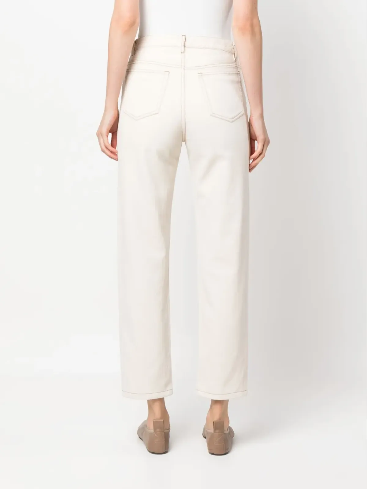 A.P.C. ストレートレッグ クロップドジーンズ - 画像4