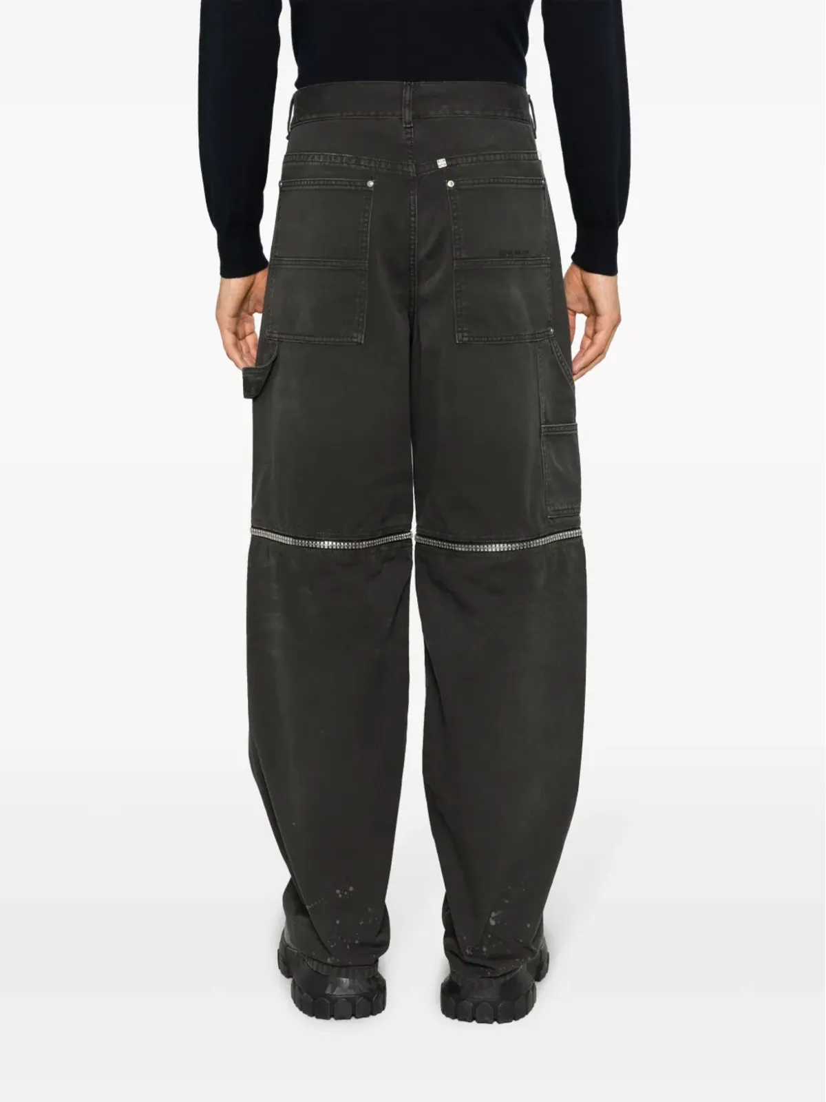 Givenchy ジップディテールのストレートカットパンツ - 画像4