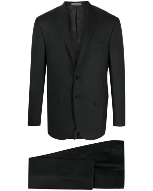 Corneliani シングルブレスト ウールスーツ グレー - サムネイル1