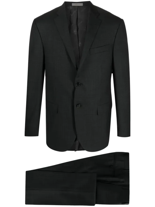 Corneliani Corneliani シングルブレスト ウールスーツ グレーの商品画像