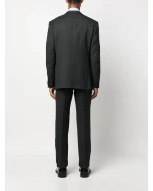 Corneliani シングルブレスト ウールスーツ グレー - サムネイル4