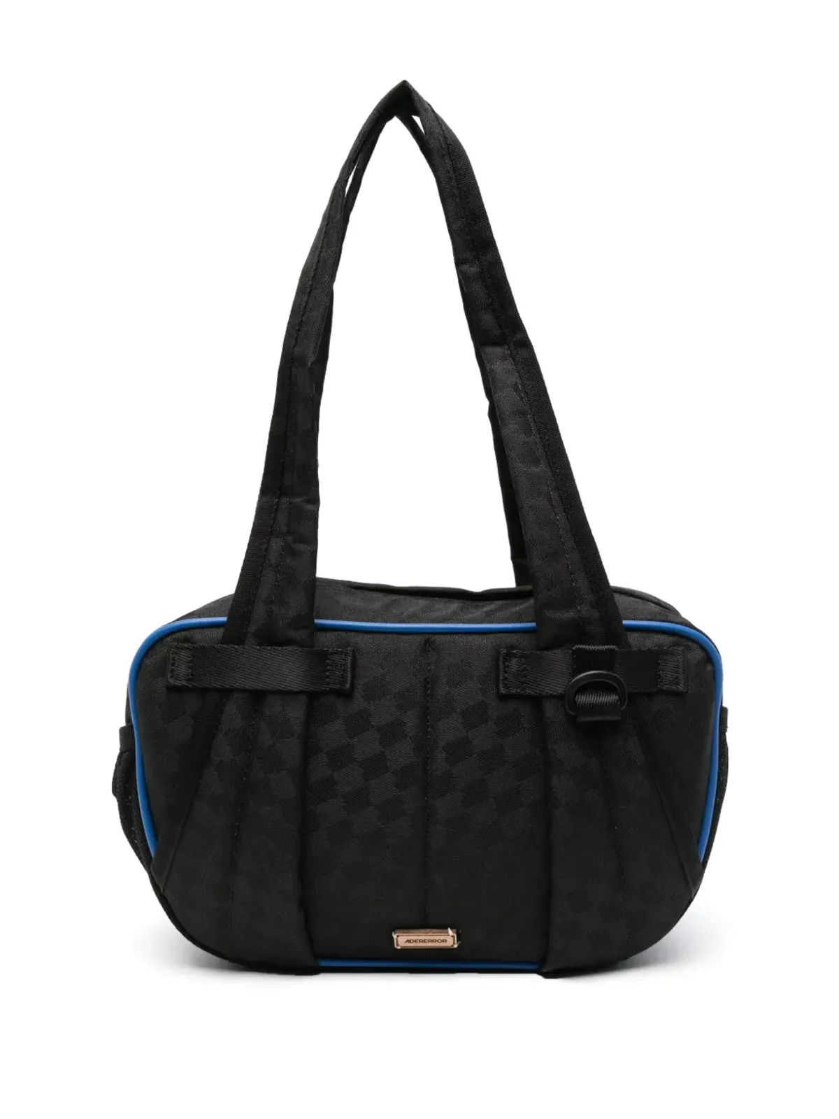 Ader Error Rei checked tote bag - Black - 画像1