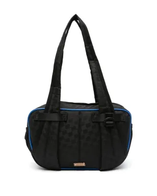 Ader Error Rei checked tote bag - Black - サムネイル1