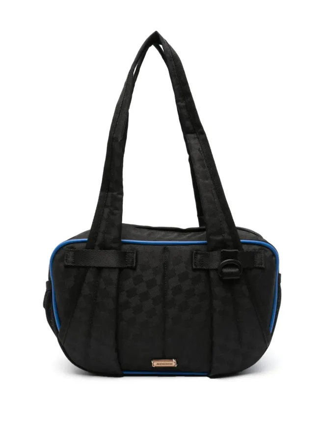 ADER error Ader Error Rei checked tote bag - Blackの商品画像