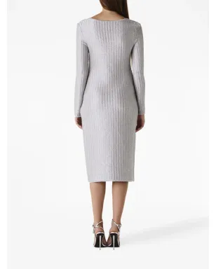 TOM FORD カットアウトディテールのリブニットドレス - サムネイル2