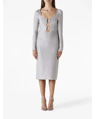 TOM FORD カットアウトディテールのリブニットドレス - サムネイル3