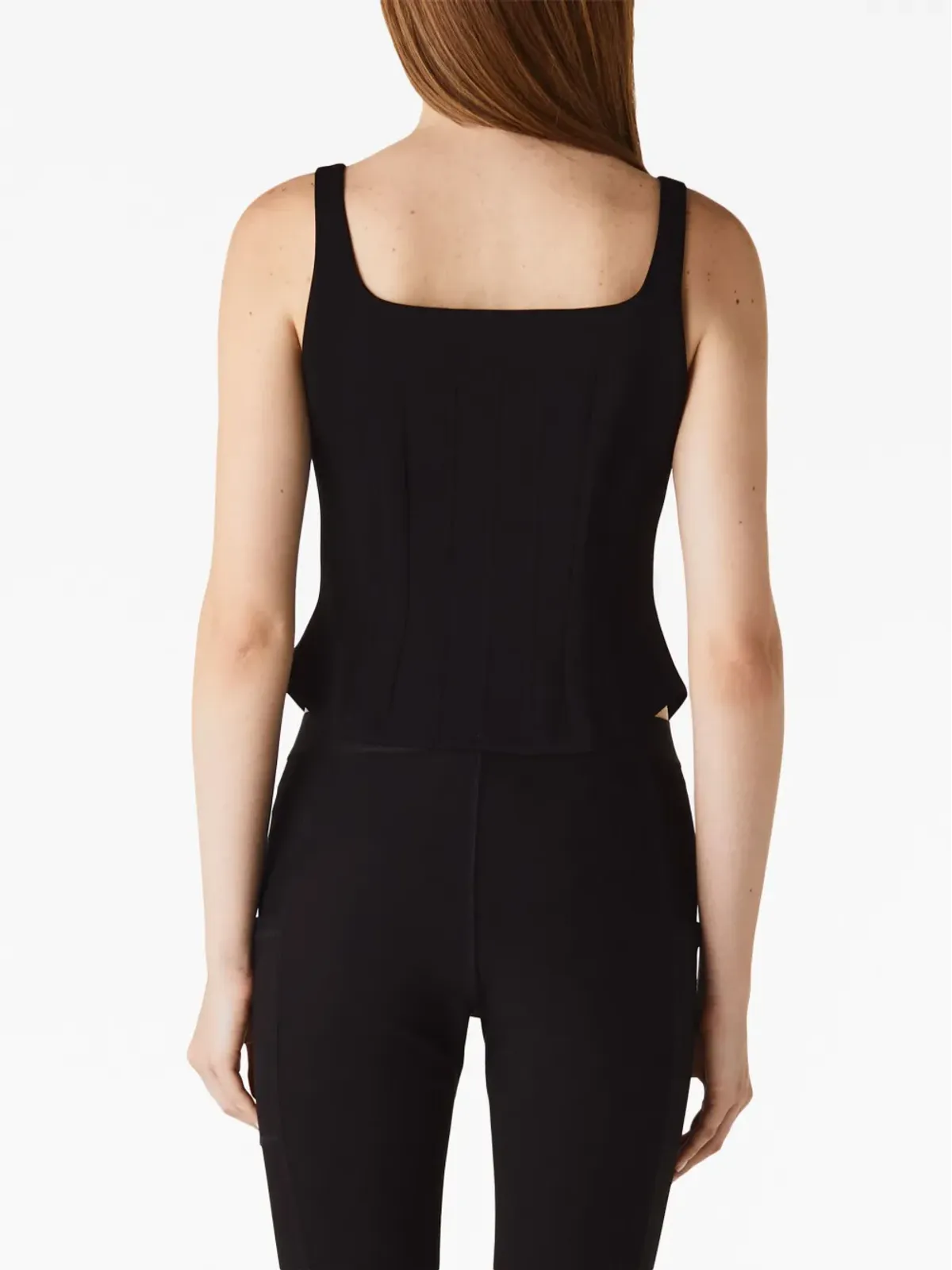 TOM FORD コルセット風ジップアップタンクトップ - 画像3