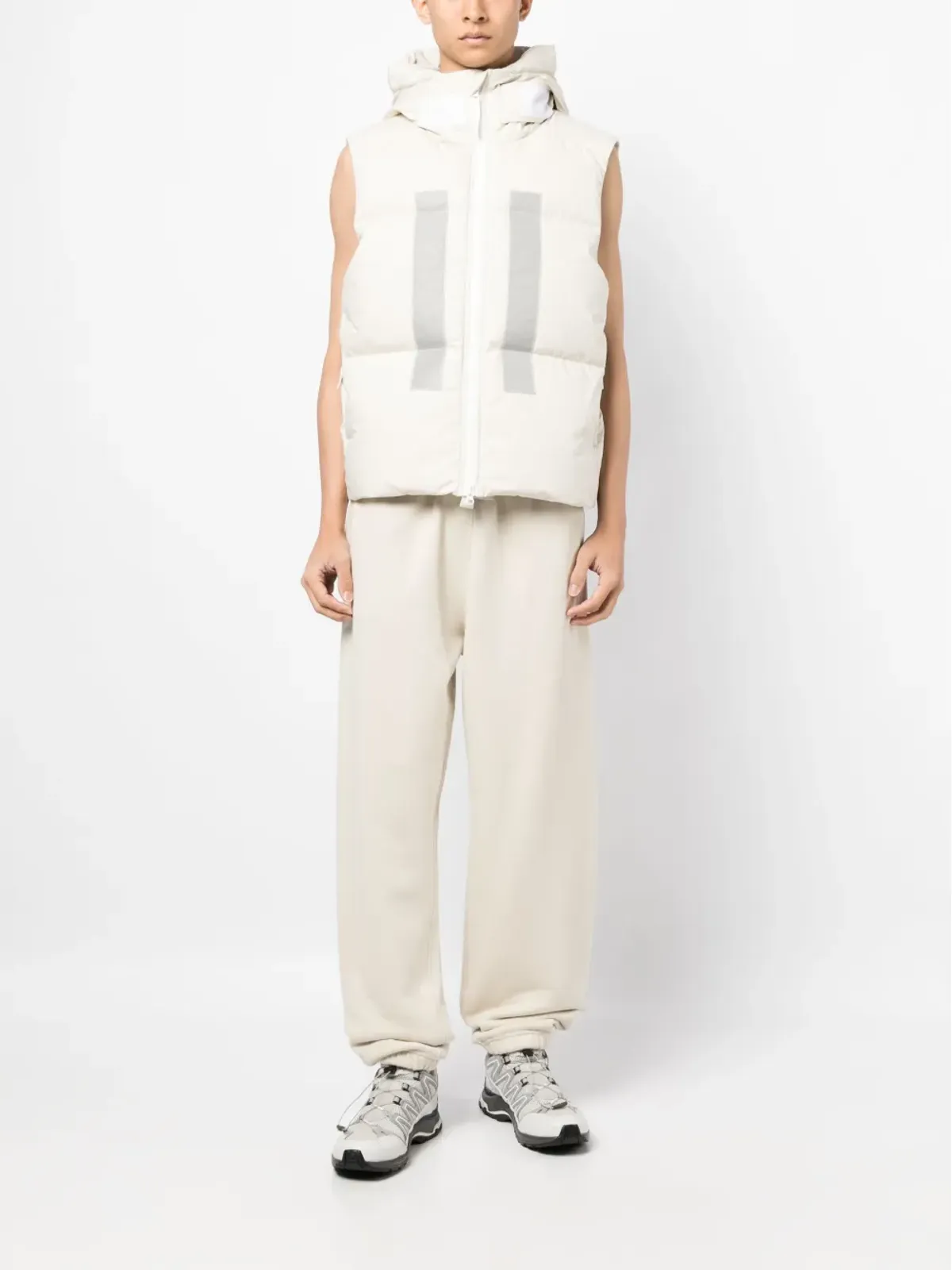 Stone Island ロゴアップリケ コットン トラックパンツ - 画像2