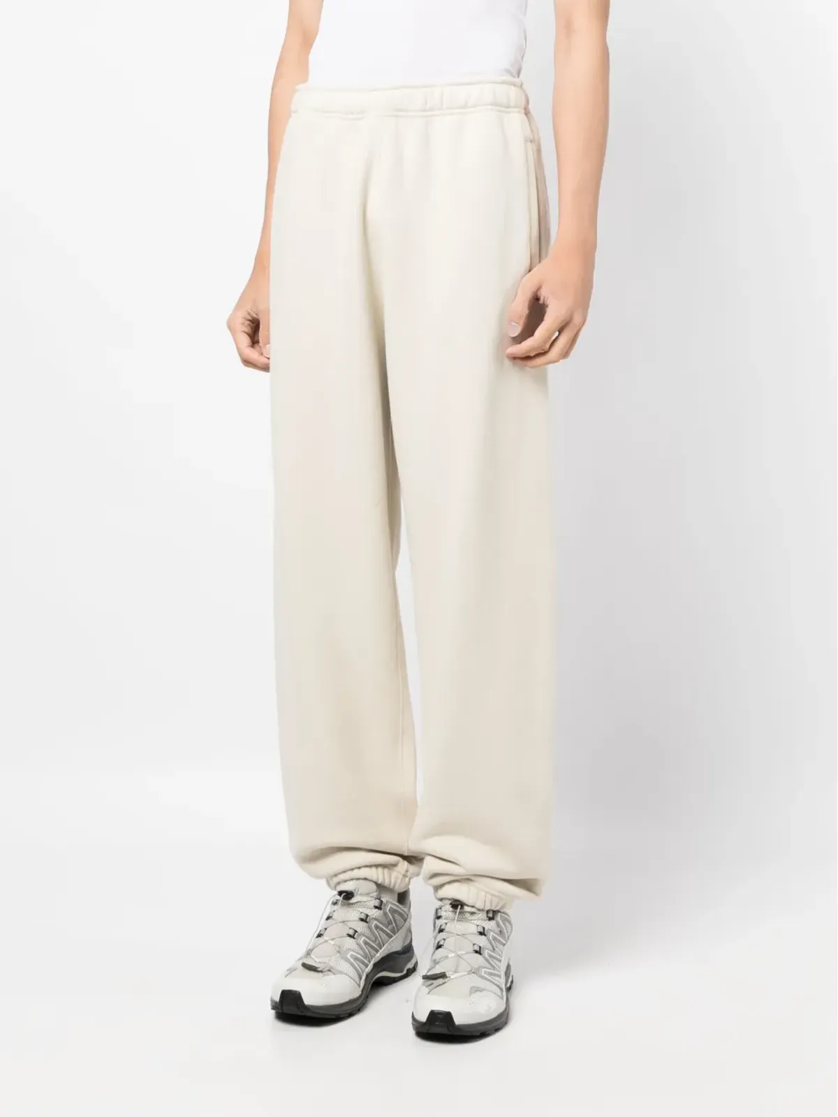 Stone Island ロゴアップリケ コットン トラックパンツ - 画像3