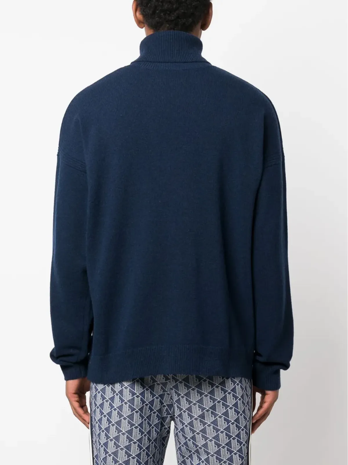 Maison Kitsuné インターシャ編みのフォックスヘッド ウールジャンパー - 画像4