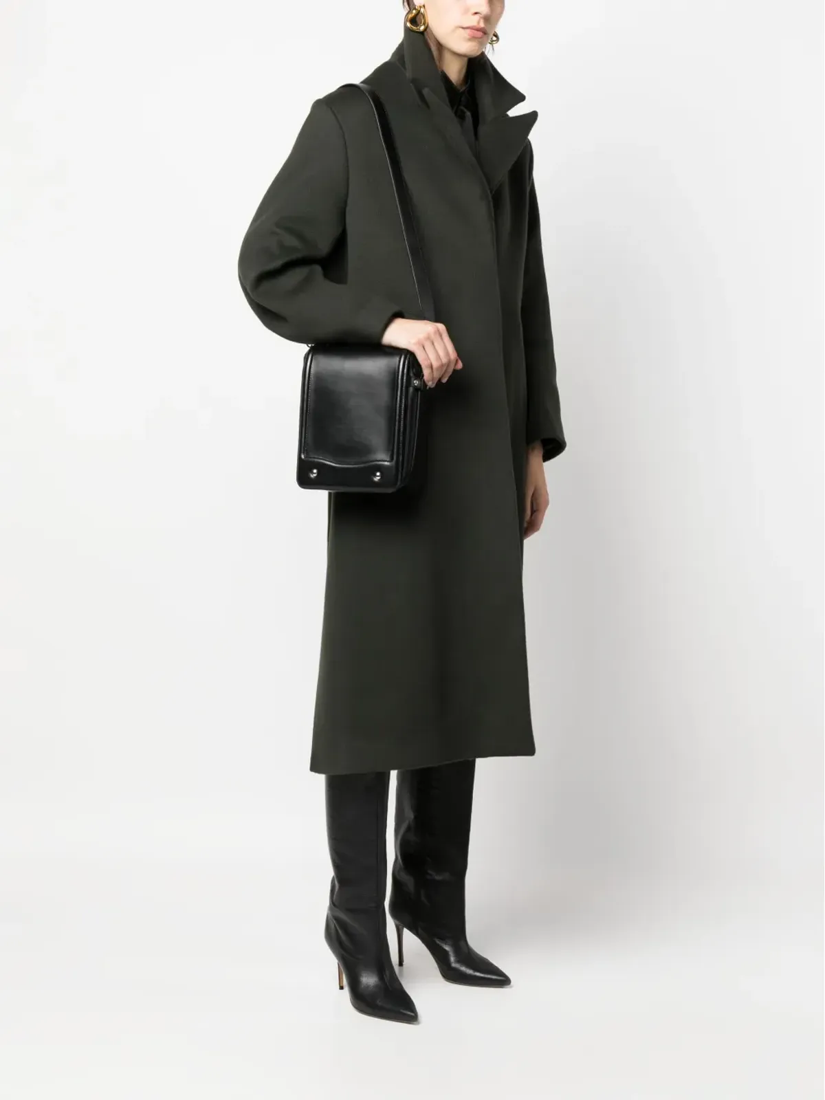 LEMAIRE Ransel レザー クロスボディバッグ - 画像2