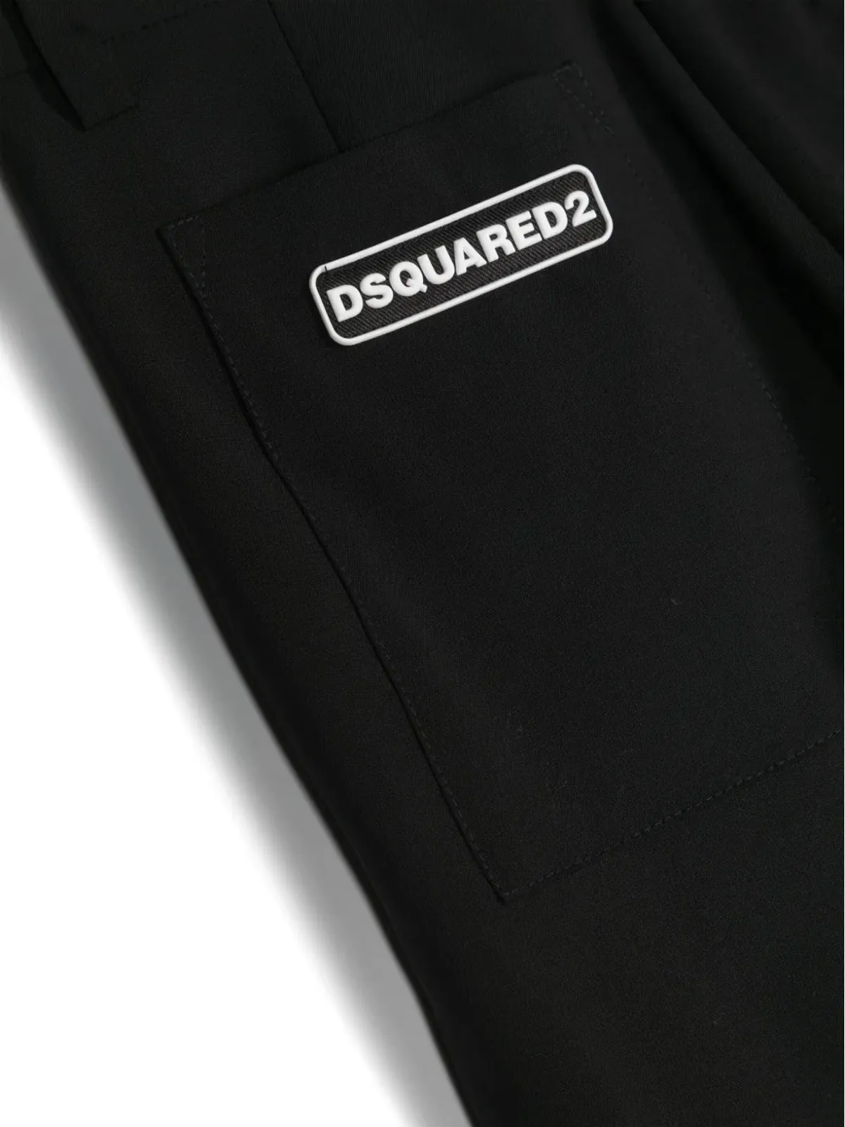 DSQUARED2 KIDS テーパード ヴァージンウール トラウザーズ - 画像3