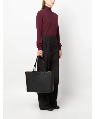 Tory Burch McGraw レザー トートバッグ - ブラック - サムネイル2