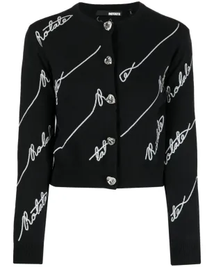 ROTATE BIRGER CHRISTENSEN スパンコール装飾カーディガン - サムネイル1