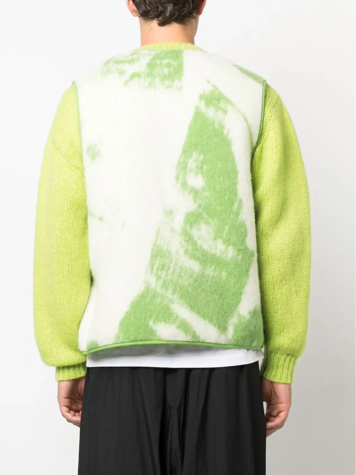 Y-3 グラフィックプリント フェルテッドベスト - 画像4