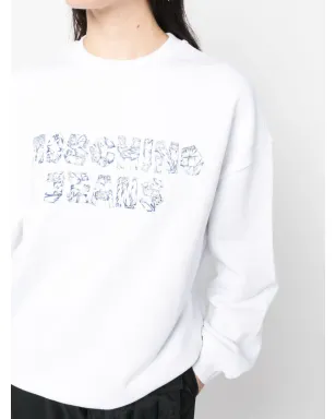 MOSCHINO JEANS ロゴプリント綿スウェットシャツ - サムネイル5