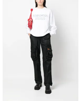 MOSCHINO JEANS ロゴプリント綿スウェットシャツ - サムネイル2