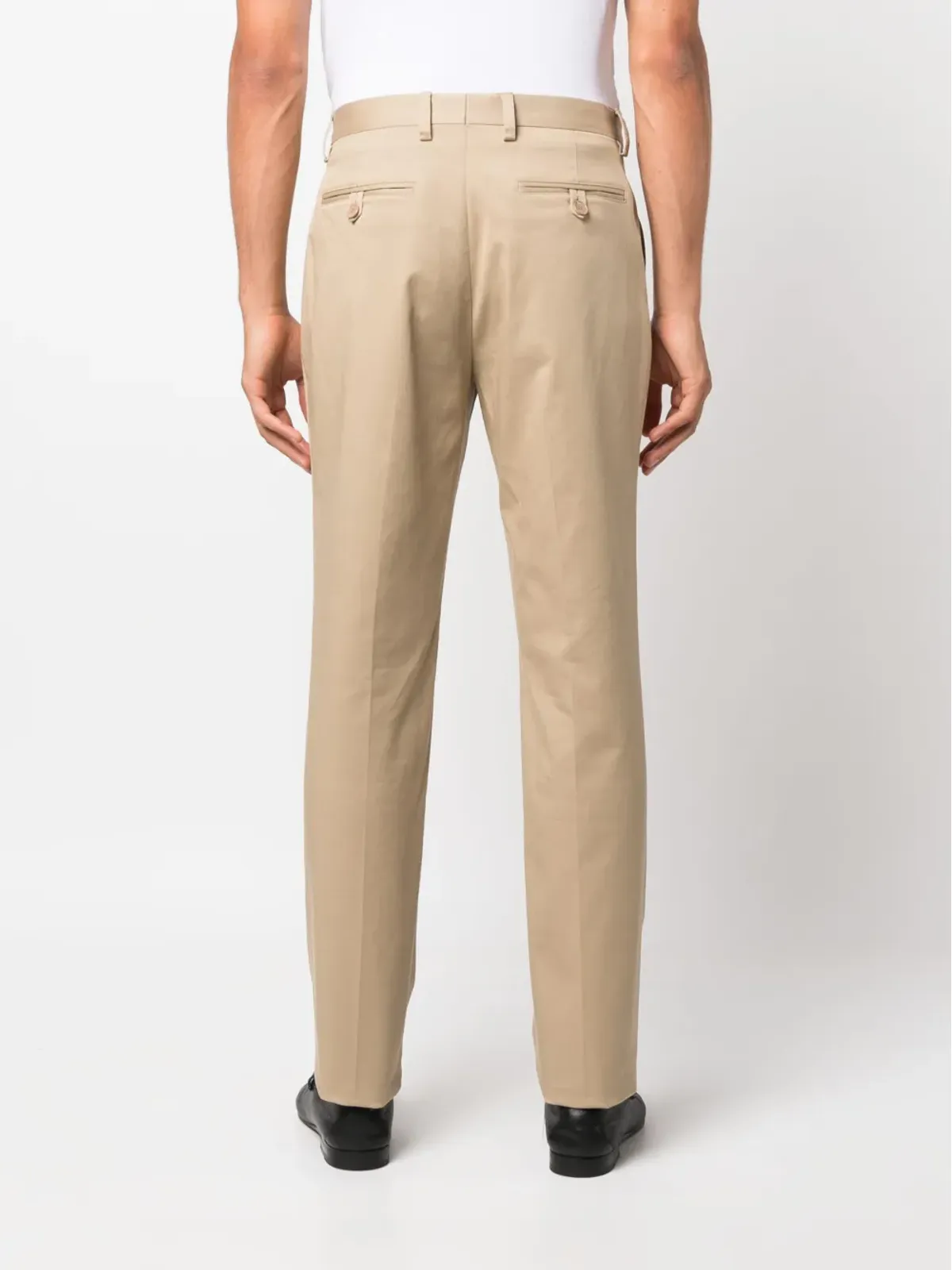 ETRO ミッドライズ ストレッチコットン チノパンツ - 画像4
