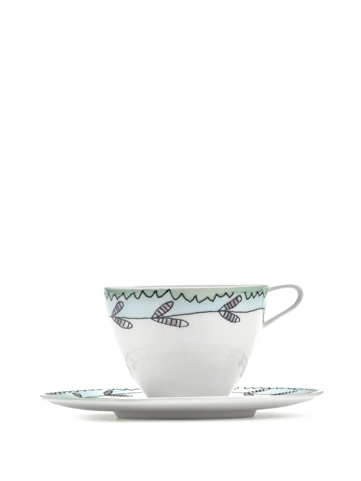Serax x Marni Midnight Flowers コーヒーカップとソーサー - 画像4