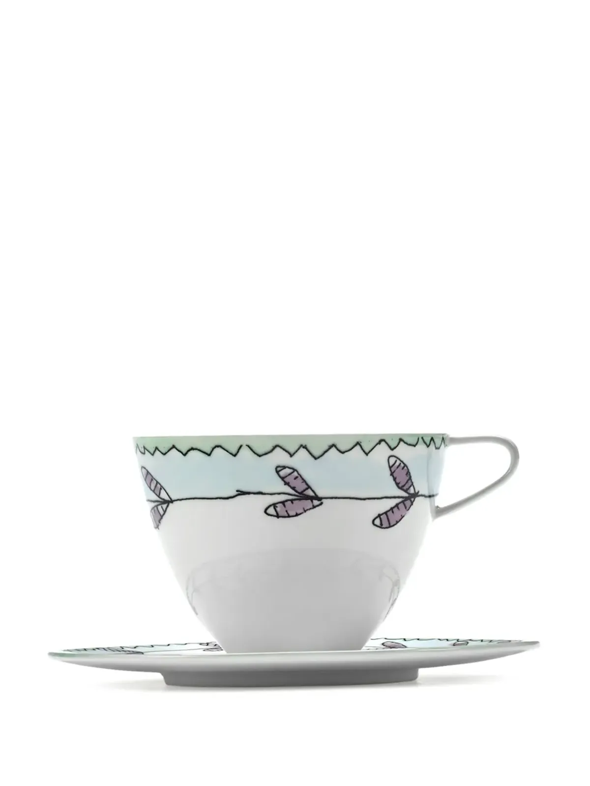Serax x Marni Midnight Flowers カプチーノカップ＆ソーサー - 画像4