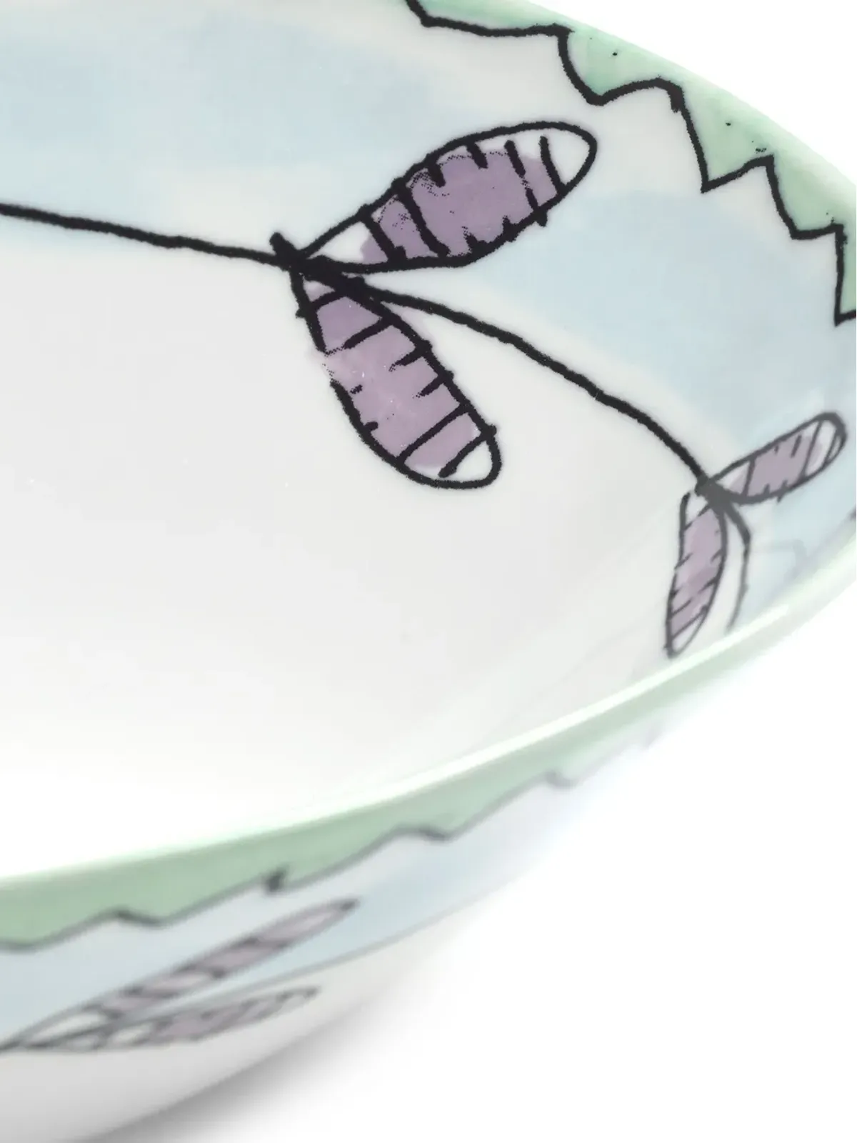 Serax x Marni Midnight Flowers ボウル（2点セット・ホワイト） - 画像2