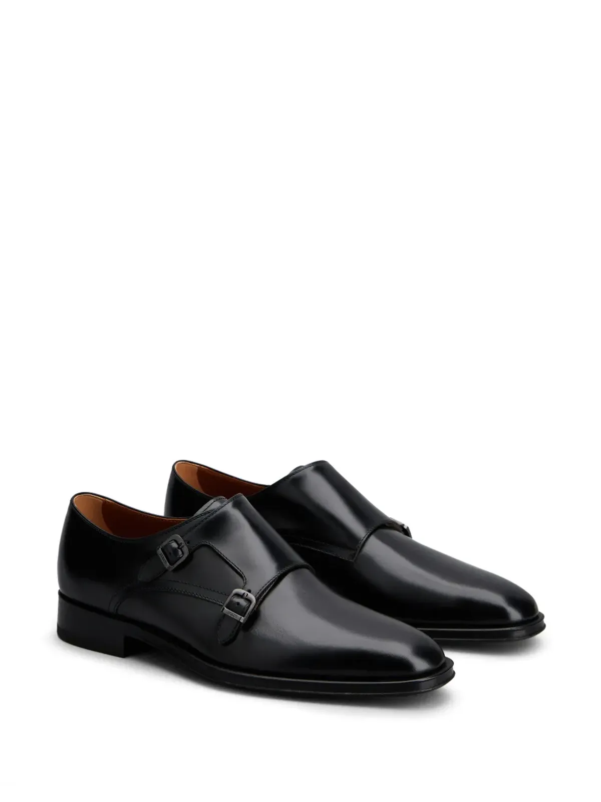 Tod's ダブルストラップ レザー モンクシューズ - 画像2