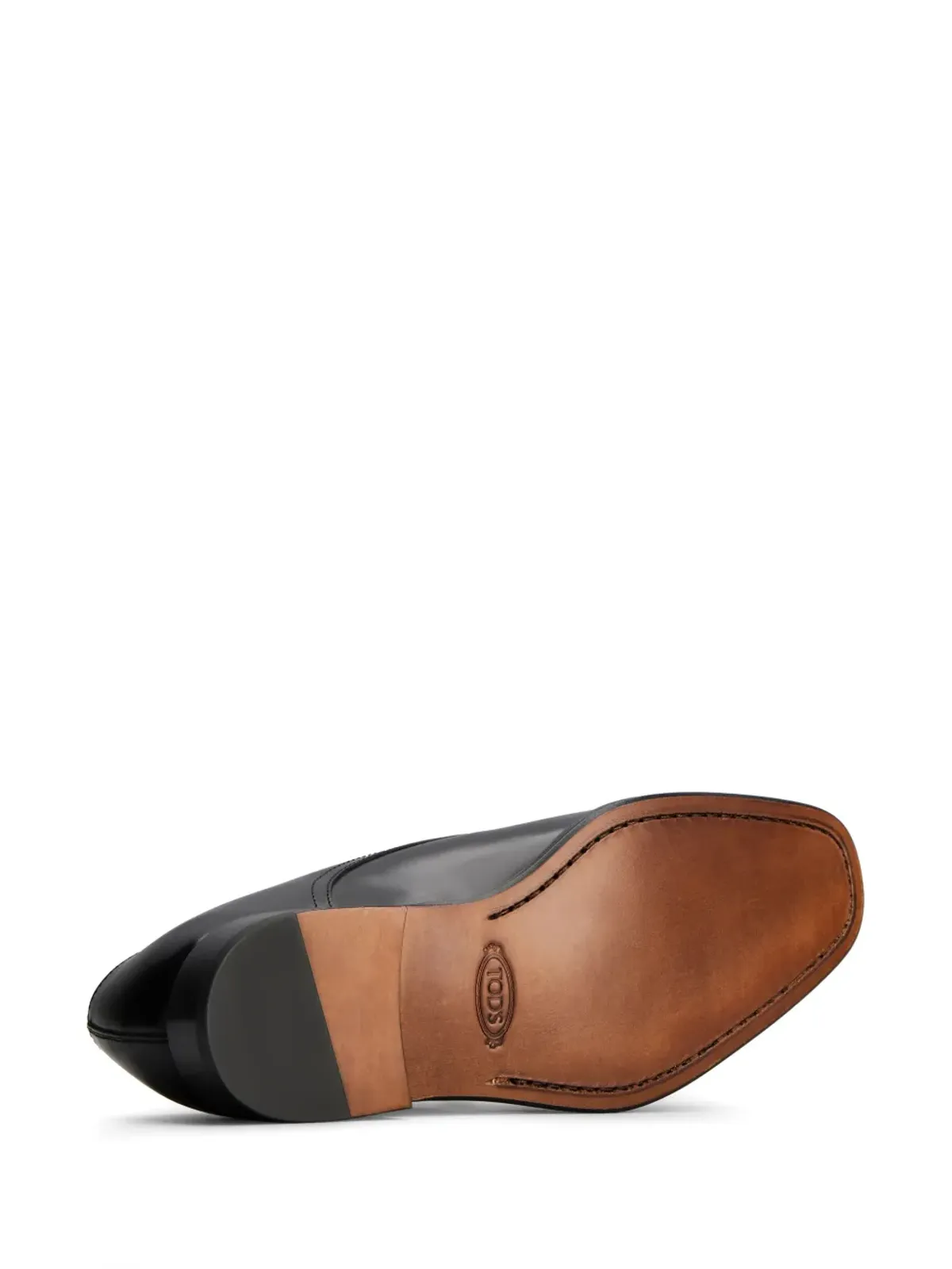 Tod's ダブルストラップ レザー モンクシューズ - 画像4