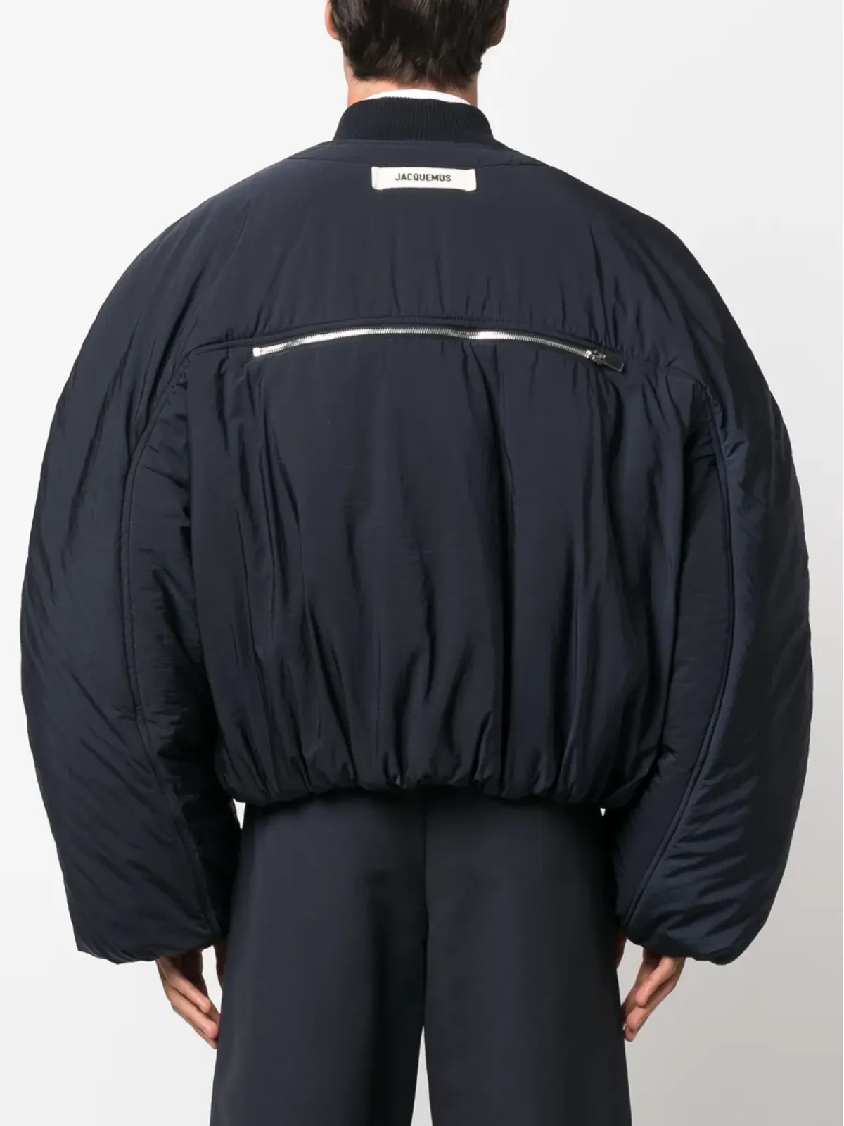 Jacquemus クロワッサン パファー ボンバー ジャケット - ブルー - 画像4