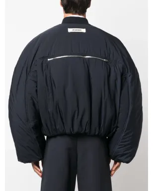 Jacquemus クロワッサン パファー ボンバー ジャケット - ブルー - サムネイル4