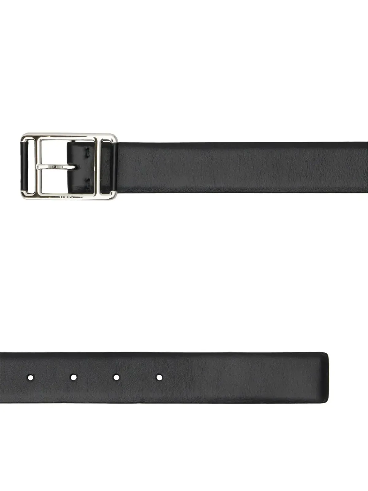 Tod's ロゴ入りバックル レザーベルト - ブラック - 画像2