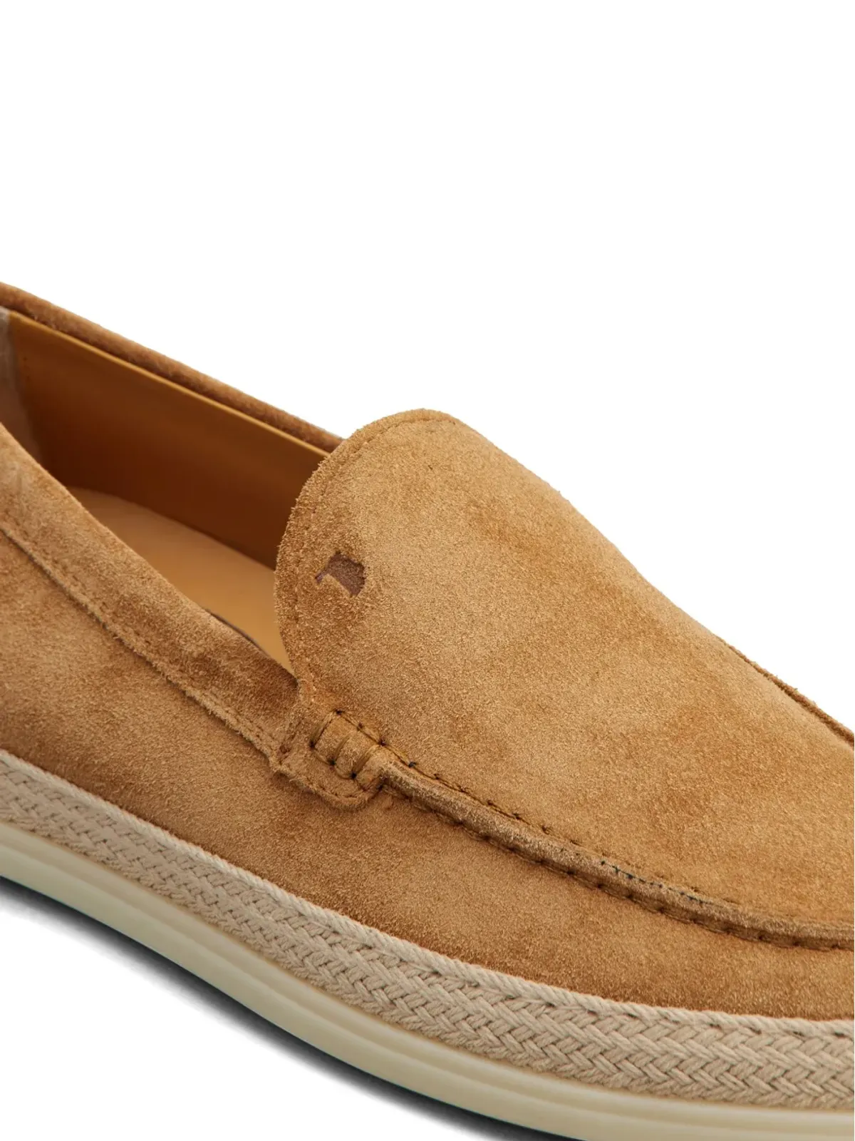 Tod's ロゴエンボス付きスエード・エスパドリーユ - 画像5