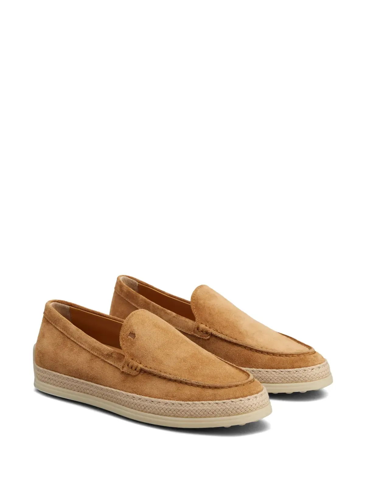 Tod's ロゴエンボス付きスエード・エスパドリーユ - 画像2