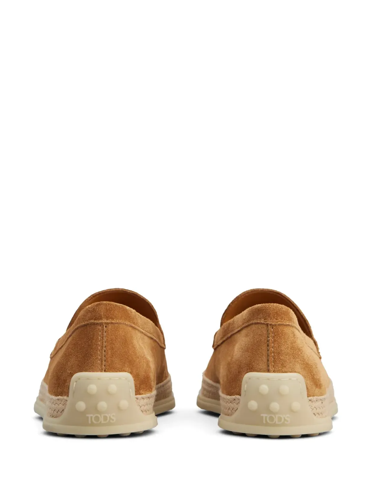 Tod's ロゴエンボス付きスエード・エスパドリーユ - 画像3