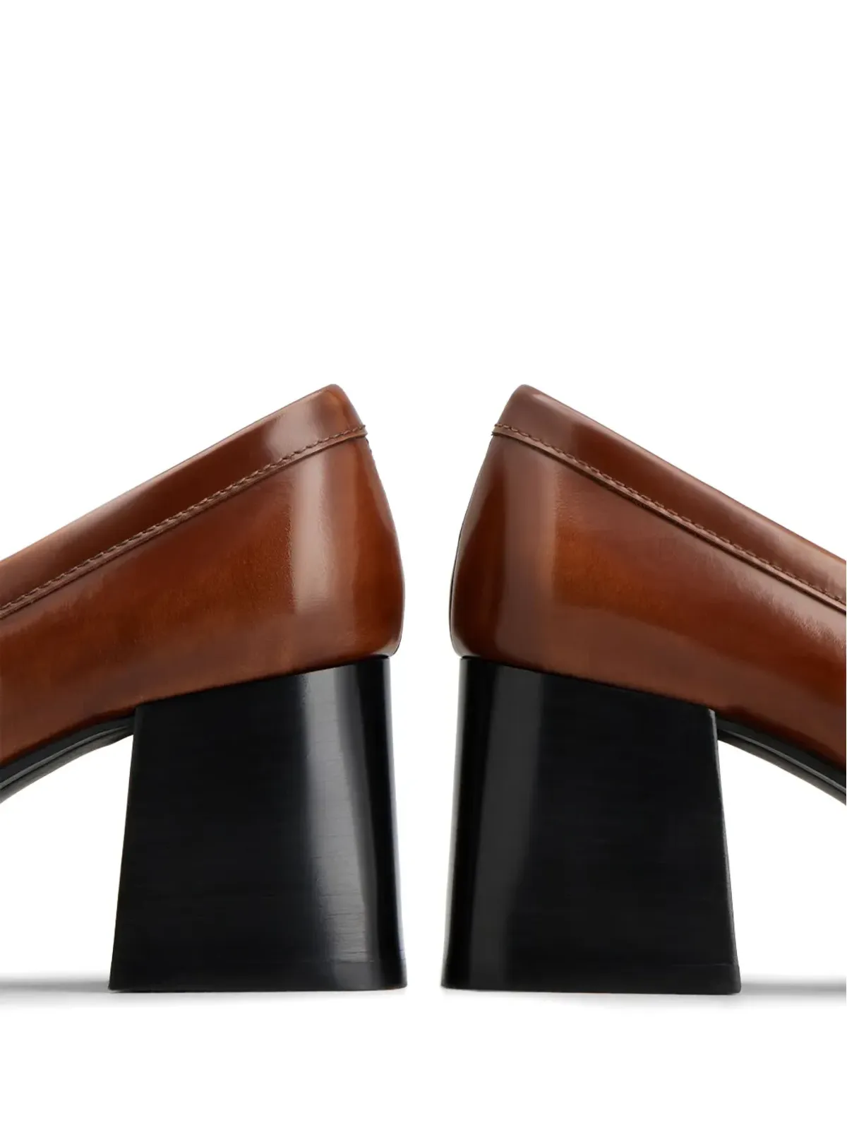 Tod's Gomma 65mm ロゴプレート パンプス - ブラウン - 画像5