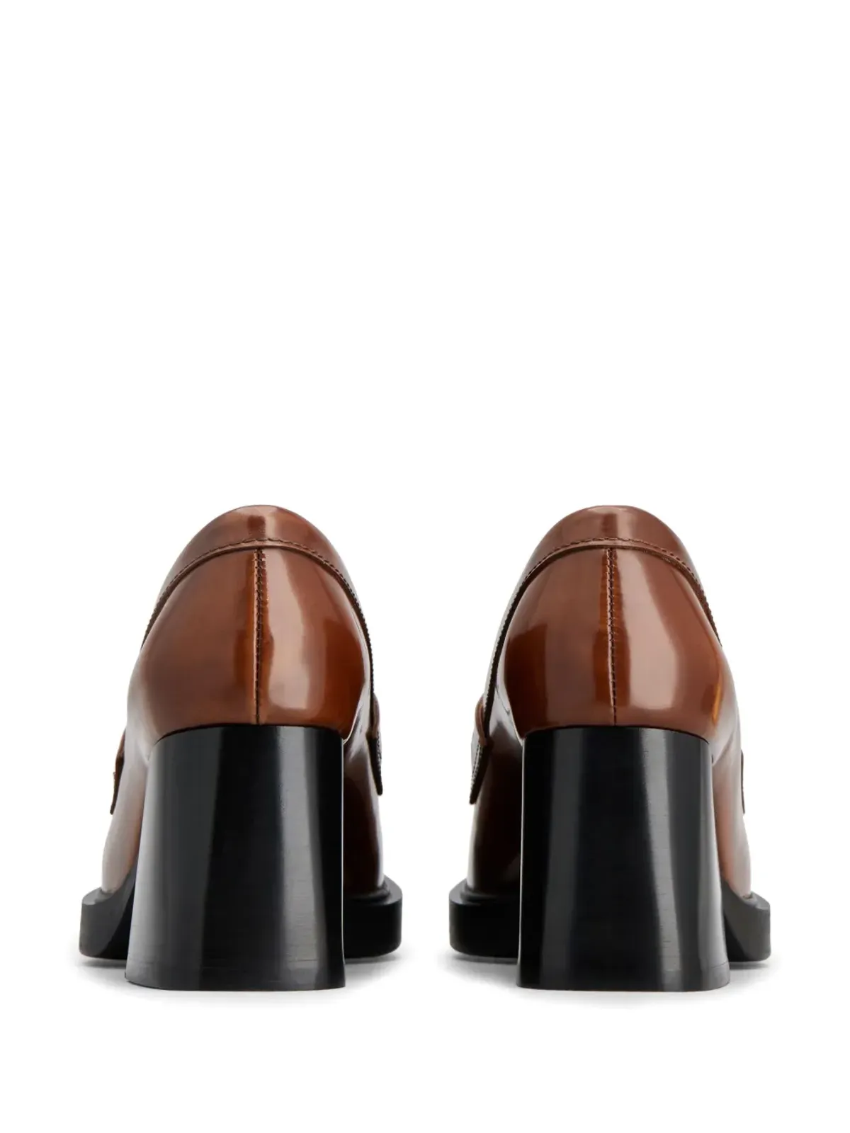 Tod's Gomma 65mm ロゴプレート パンプス - ブラウン - 画像3