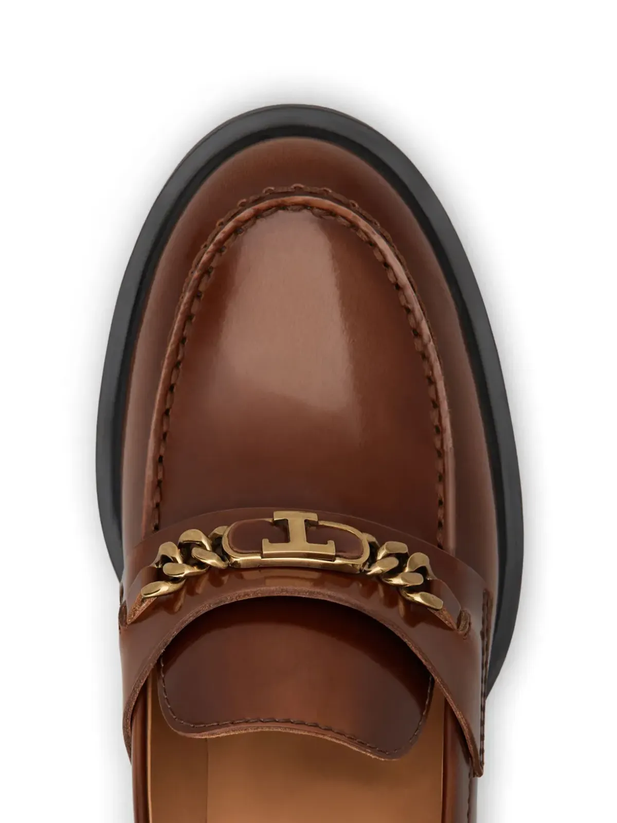 Tod's Gomma 65mm ロゴプレート パンプス - ブラウン - 画像4