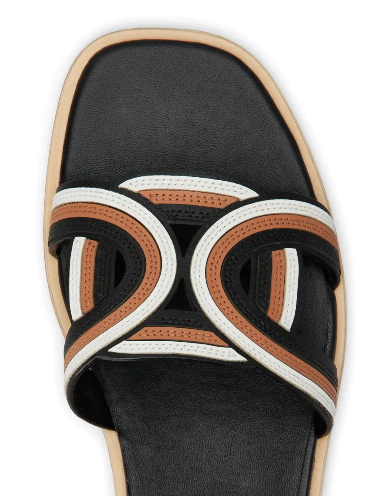 Tod's Kate レザー・スライド - 画像5