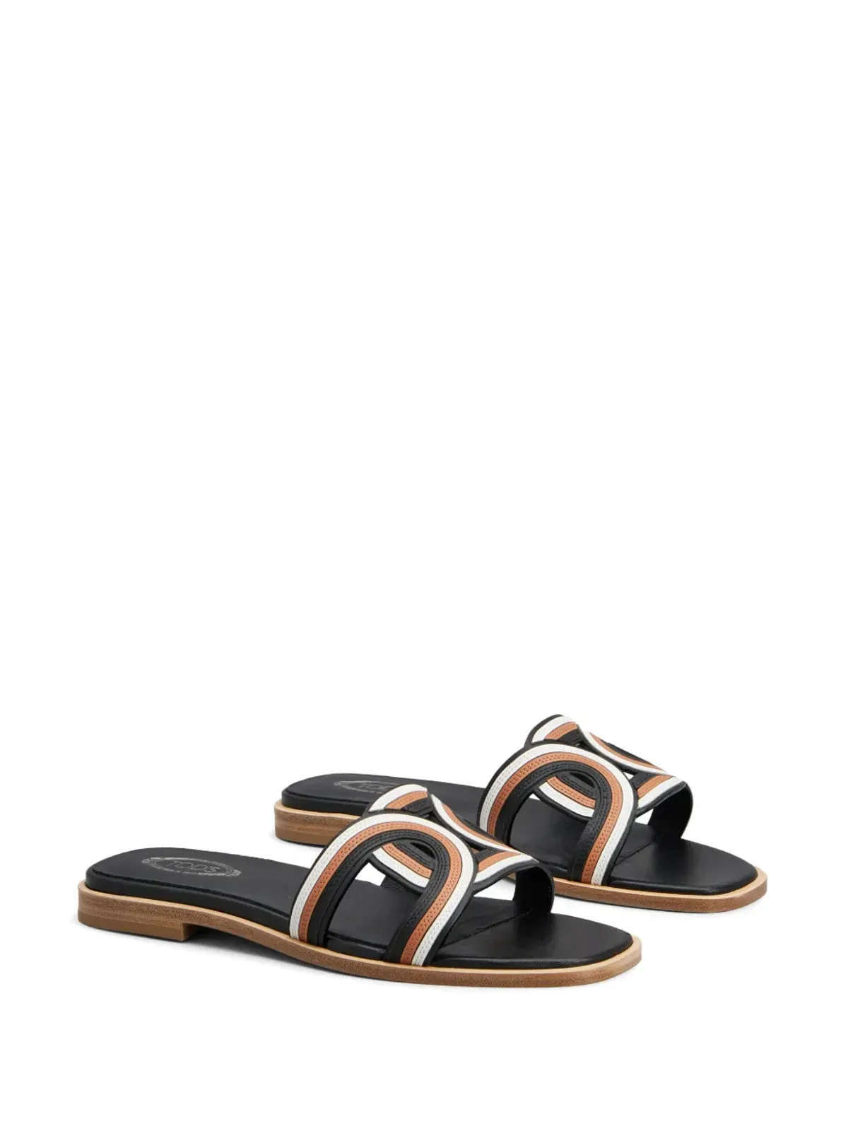 Tod's Kate レザー・スライド - 画像2