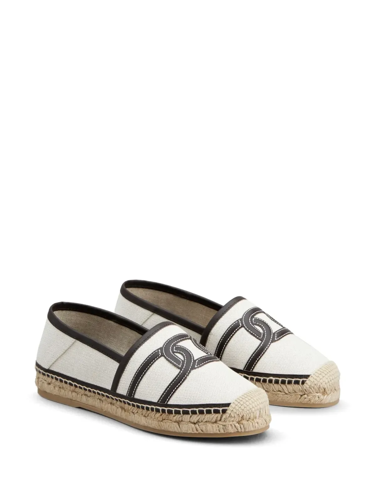 Tod's ケイト チェーン柄エスパドリーユ - 画像2
