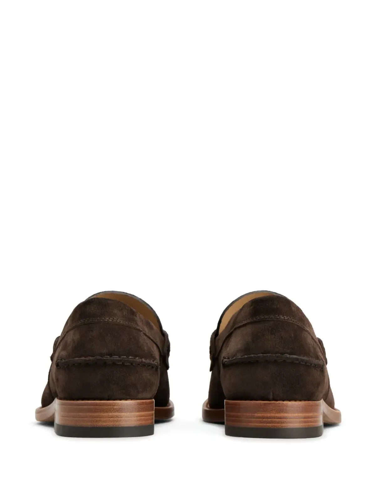 Tod's ロゴデボスド スエード ローファー - 画像3