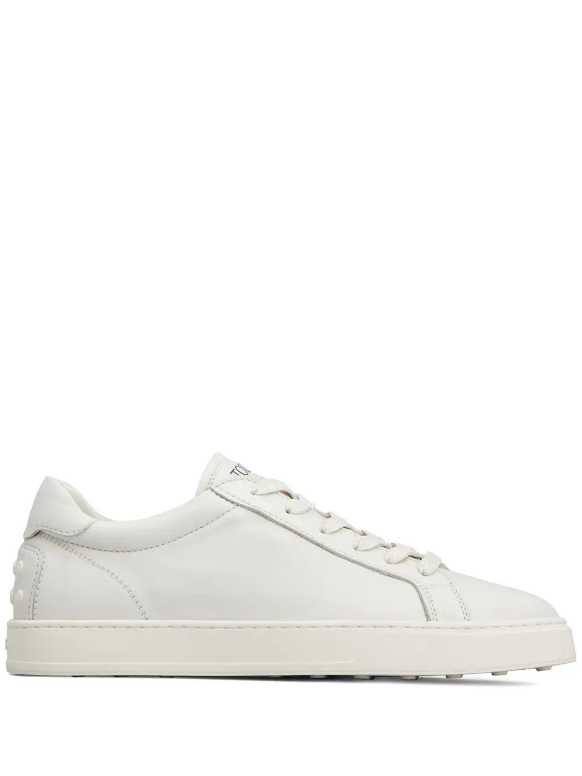 Tod's スタッズドレースアップスニーカー - White - 画像1