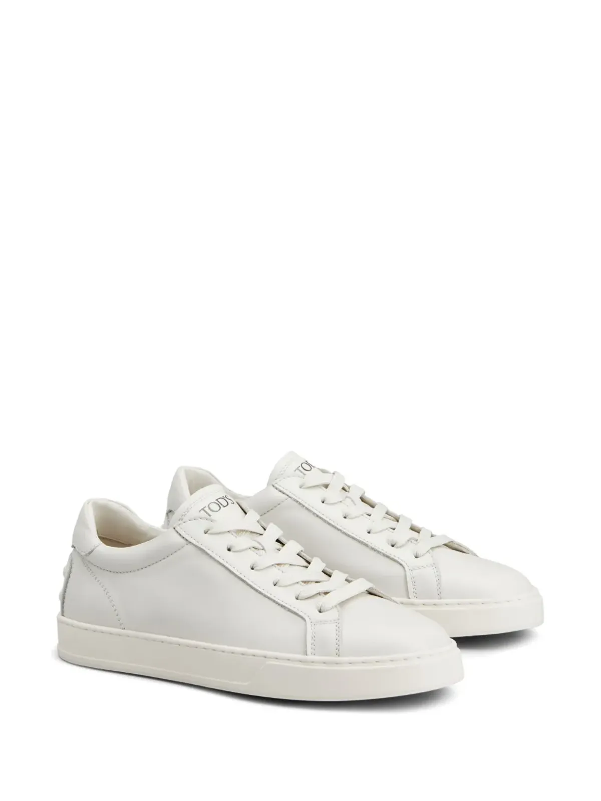 Tod's スタッズドレースアップスニーカー - White - 画像2