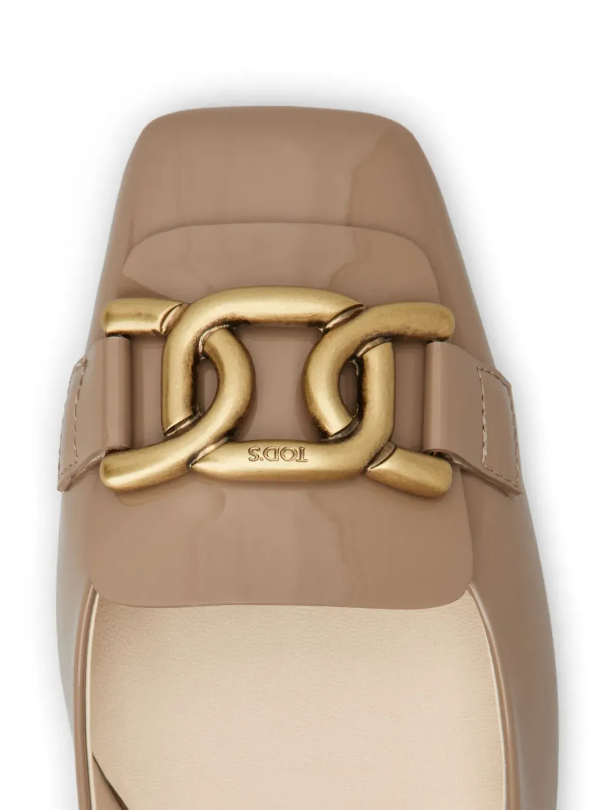 Tod's Cuoio 50mm ロゴ入りパンプス - 画像5