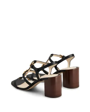 Tod's ロゴプレートレザーサンダル - サムネイル3