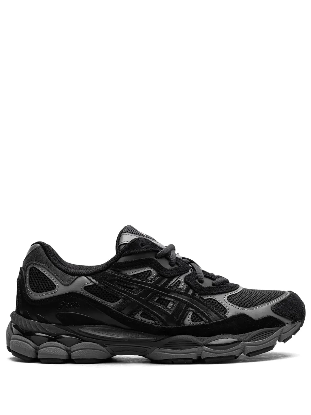 ASICS GEL NYC グラファイトグレー ブラック スニーカー - 画像1
