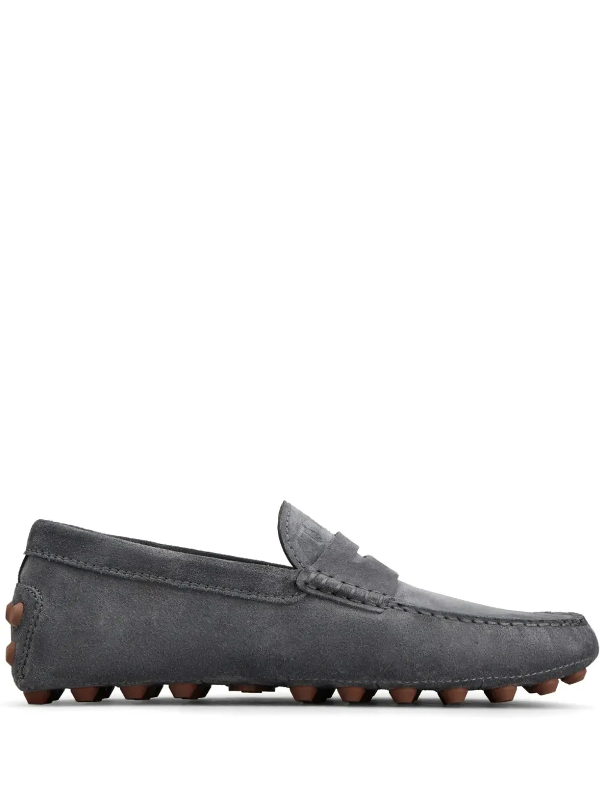 Tod's Gommino Macro レザー ドライビングシューズ - Grey - 画像1