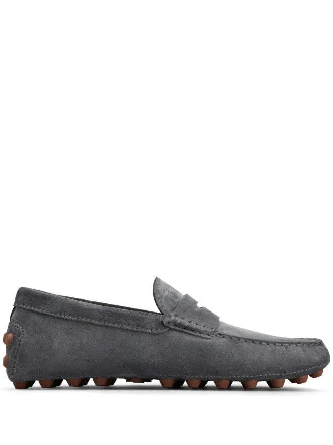 Tod's Tod's Gommino Macro レザー ドライビングシューズ - Greyの商品画像