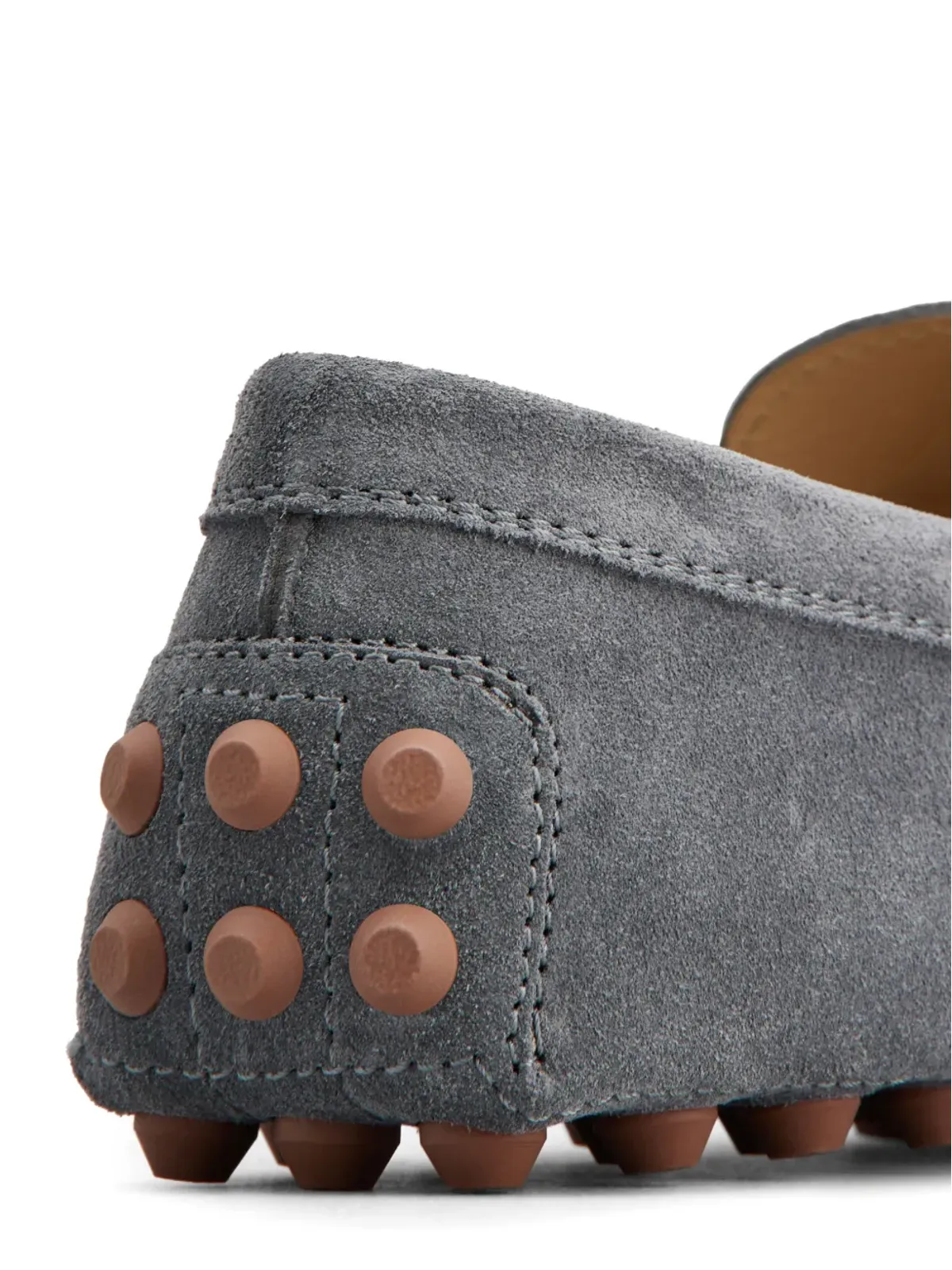Tod's Gommino Macro レザー ドライビングシューズ - Grey - 画像5